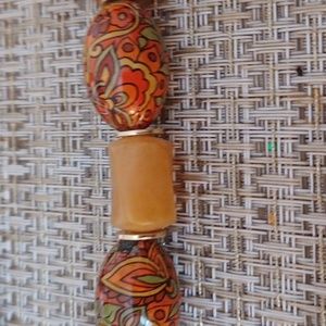 Vintage multi stoned necklace